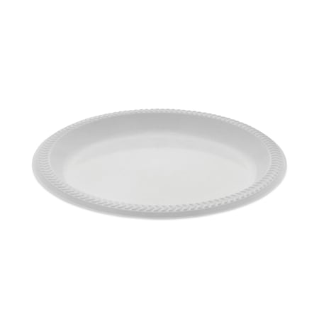 Pactiv Meadoware OPS Dinnerware, Plate, 8.88 Dia, White, PK400 YMI9